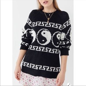 Urban outfitters ying and yangkniw sweater